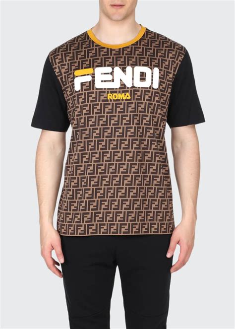 mens fendi polo|fendi men's printed t shirts.